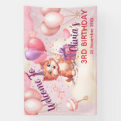 Kitty Cat Celebration Geburtstagsbanner Banner (Vertikal)