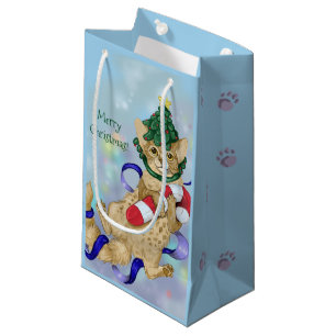 Kitty Cat Christmas Kleine Geschenktüte