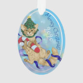 Kitty Cat Christmas Ornament (Rückseite)