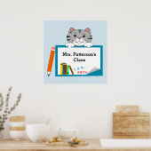 kitty Cat Class Posters Poster (Küche)