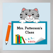 kitty Cat Class Posters Poster (Vorne)