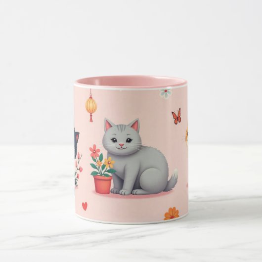 Kitty Cat Coffee Tasse (Zentrum)
