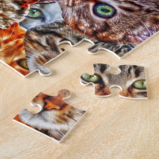 Kitty Cat Collage Puzzle (Seite)