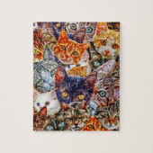 Kitty Cat Collage Puzzle (Vertikal)