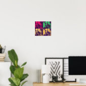 Kitty Cat Colors mix Poster (Heimbüro)