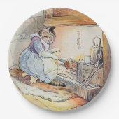 Kitty Cat Cooking Retirement Party Pappteller (Vorderseite)