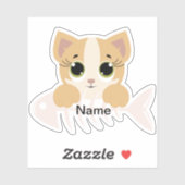 Kitty Cat Die Sticker Decal schneiden (Blatt)