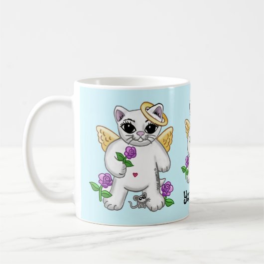 Kitty Cat Engel Kaffeetasse (Links)