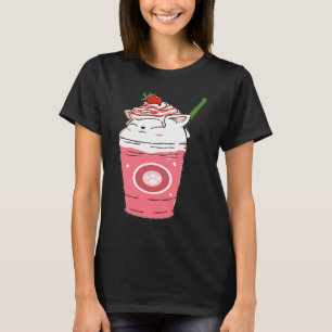 Kitty Cat Erdbeer-Smoothie T-Shirt