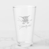 Kitty Cat Face Glas (Rückseite)