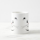 Kitty Cat Face Kaffeetasse (Mittel)