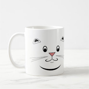 Kitty Cat Face Kaffeetasse