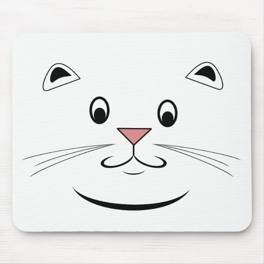 Kitty Cat Face Mousepad (Vorne)