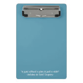 Kitty Cat Faced Mini Klemmbrett (Vorderseite)