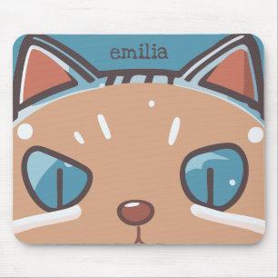 Kitty Cat Faced Mousepad