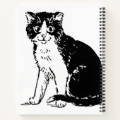 Kitty Cat Fine Art Notizblock (Rückseite)