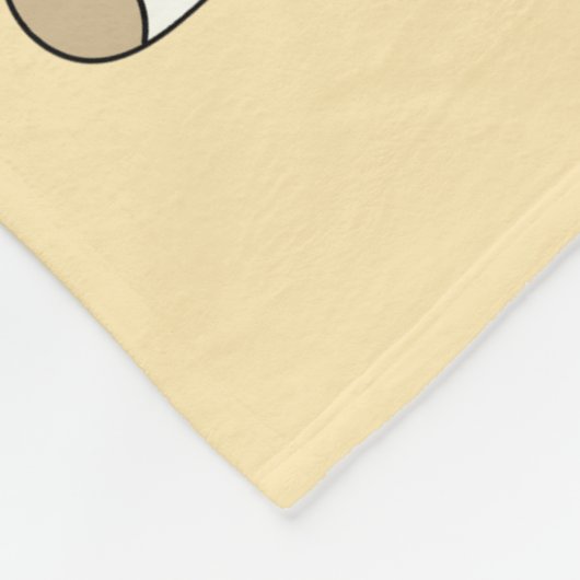 Kitty Cat Fleece Baby Blanket (Ecke)