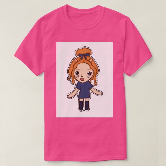 Kitty Cat Girl T-Shirt (Design vorne)