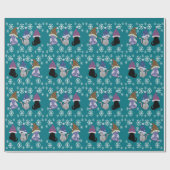 Kitty Cat hat aquamarines Packpapier (Flach)