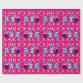 Kitty Cat hat rosa Packpapier (Flach)