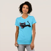 Kitty Cat Heart Dieb Niedliches Geschenk für Mädch T-Shirt (Vorne ganz)
