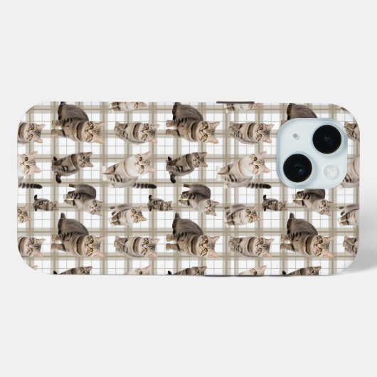 Kitty Cat iPhone 15 Phone Case (Rückseite (Horizontal))