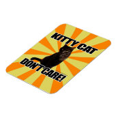 Kitty Cat Keine Sorge Magnet (Linke Seite)