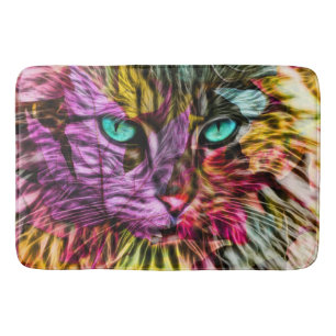 Kitty Cat Kitten Künstlerisch Design Badematte