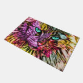 Kitty Cat Kitten Künstlerisch Design Fußmatte (Schrägansicht)