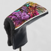 Kitty Cat Kitten Künstlerisch Design Golf Headcover (3/4 Vorderseite)
