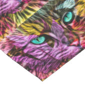Kitty Cat Kitten Künstlerisch Design Kurzer Tischläufer (Ecke)