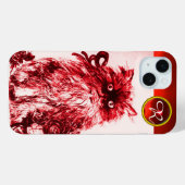 KITTY CAT - KÜCHE MIT ROTE ROSEN Edelsteinmonogram Case-Mate iPhone Hülle (Rückseite (Horizontal))