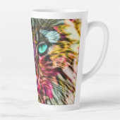 Kitty Cat Künstlerisches Design Milchtasse (Rechts)