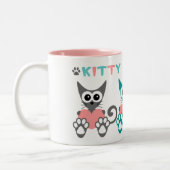 Kitty Cat Liebe 2 Tonische Tasse (Links)