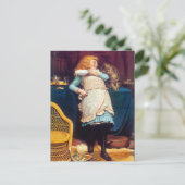 Kitty Cat Liebe - Vintage Kunst Postkarte (Stehend Vorderseite)