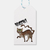 Kitty Cat Meow! Geschenkanhänger (Vorderseite)