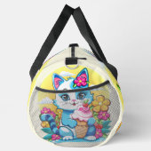 Kitty Cat mit Eis Summer Kawaii Charakter Duffle Bag (Rechts)