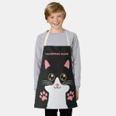 Kitty Cat Niedlich Children's Art & Cooking Schürze (Getragen)
