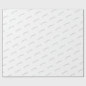 Kitty Cat Nose Whiskers Doodle Drawing Geschenkpapier (Flach)