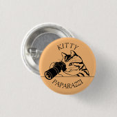 Kitty Cat Paparazzi - Fotograf Button (Vorne & Hinten)