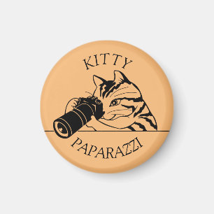 Kitty Cat Paparazzi - Fotograf Magnet