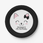 Kitty Cat Pappteller (Vorderseite)