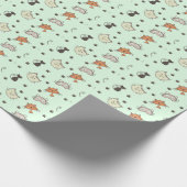 Kitty Cat Pattern Geschenkpapier (Ecke)