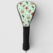 Kitty Cat Pattern Golf Headcover (Vorderseite)