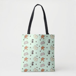 Kitty Cat Pattern Tasche