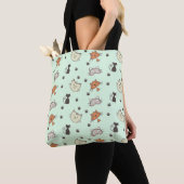 Kitty Cat Pattern Tasche (Von Nahem)