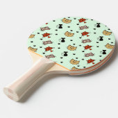 Kitty Cat Pattern Tischtennis Schläger (Vorderseite)