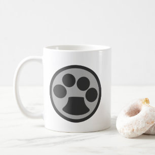 Kitty Cat Paw Print Kaffeetasse
