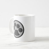 Kitty Cat Paw Print Kaffeetasse (Vorderseite Links)