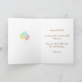 Kitty Cat Personalisiert Birthday wünscht Karte (Innenseite)